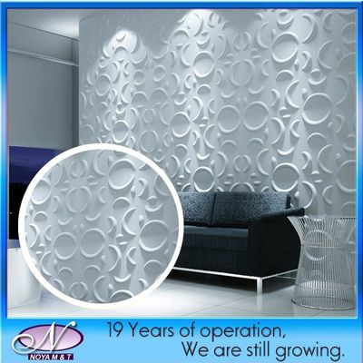 Non-Customized Prefab Modern Acoustic Fiber 3D Decorative Panel for Wall Dividers