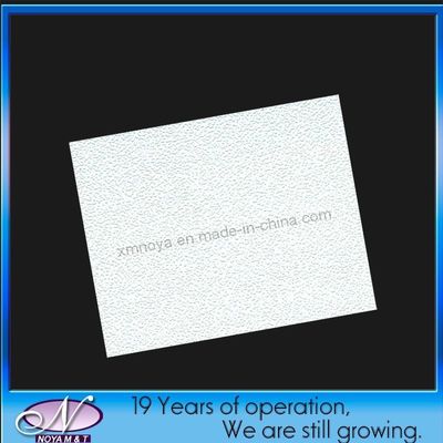 Irregular Shape PVC/Vinyl Faced Acoustical Gypsum Ceiling Board with 780kg/M3 Density