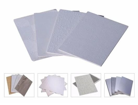 7-9mm Thickness White Gypsum Board with PVC/Plaster Board 1212*603mm or 1195*595mm