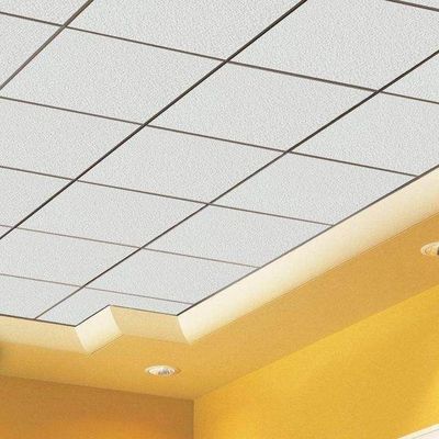 The Irregular Hole Mineral Wool Ceiling Tile for Grade Decoration in Hotel Restaurants