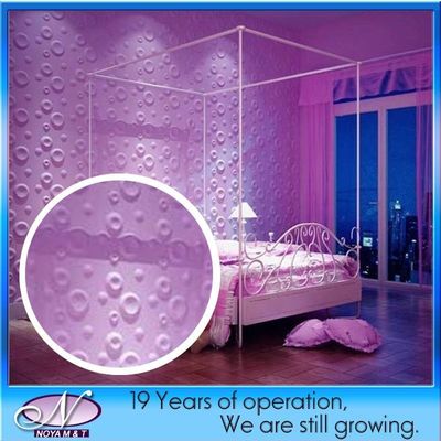 Indoor Wall Decorative 3D PVC Panel with Acoustic Insulation and Customized Design