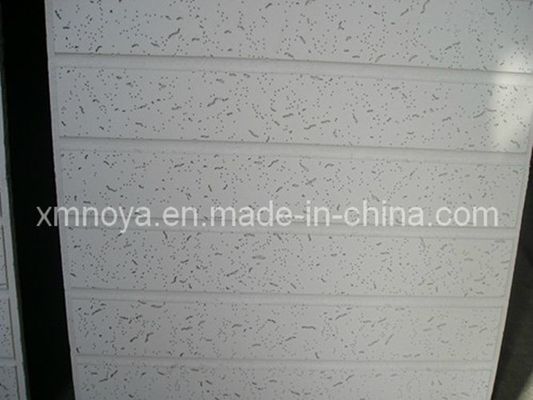 Decorative Materials The Irregular Hole Surface Mineral Fiber Ceiling / Rock Wool Board