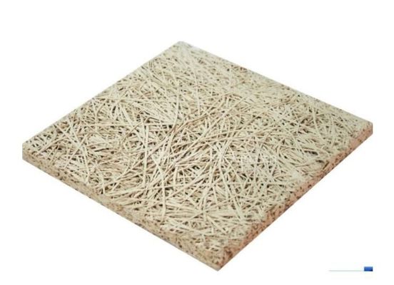 Square Edge Acoustic Sound Wood Wool Cement Panel for Ceiling Decoration Solution