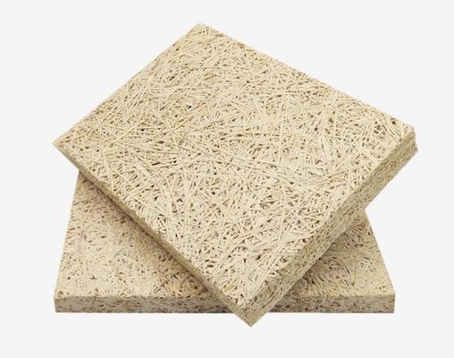 Distinctive Gray Wood Wool Acoustic Cement Panel with B1 Fireproof Grade 1200*2440 mm