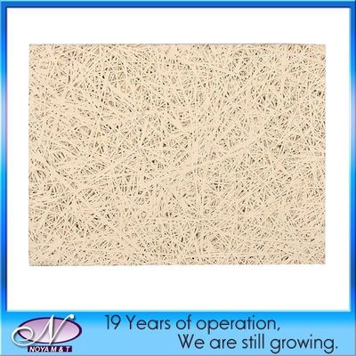 Veneer Surface Wood Wool Cement Board for Ceiling Decorative and Acoustic Sound Insulation