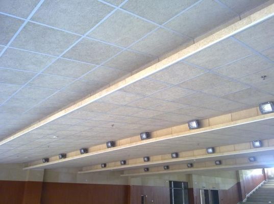 Acoustic Wood Wool Board Eco-Friendly E0 Soundproofing Waterproofing and Fireproofing