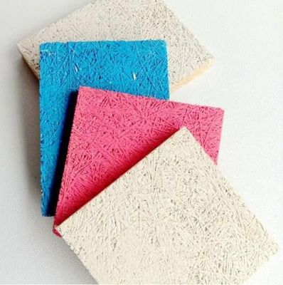 Acoustic Wood Wool Board Eco-Friendly E0 Soundproofing Waterproofing and Fireproofing