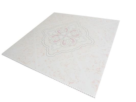 Easy to Clean 3D PVC Composit Wall Board for Decoration Materials in 500mmx500mm Size