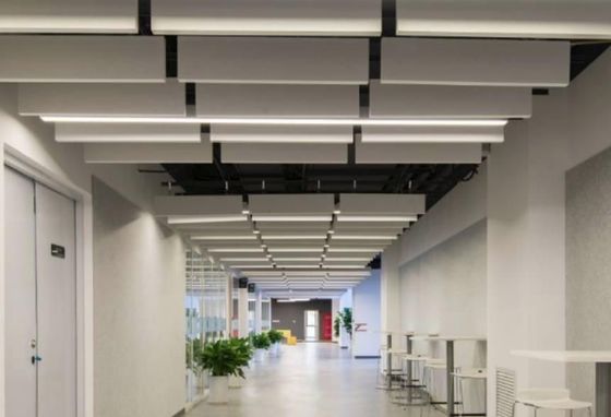 Non-Combustible High Density Fiberglass Ceiling Board Concealed C for T-Grid Installation