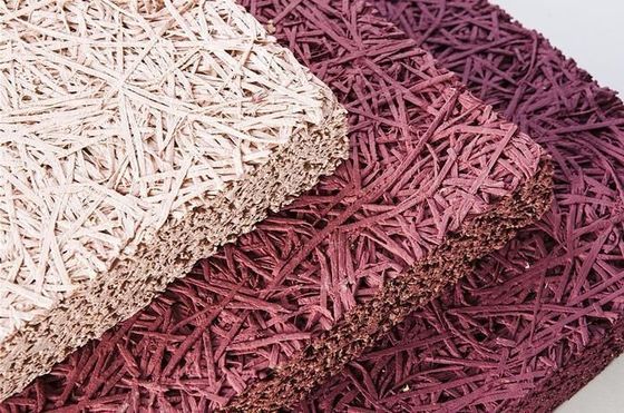 Square Edge Colored Acoustic Fiber Wood Wool Cement Board for Soundproofing Solutions