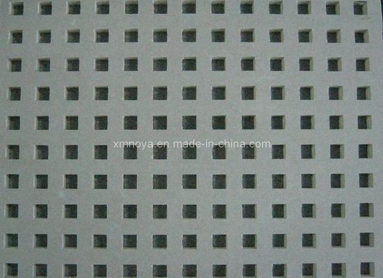 5/15q Square Waterproof Perforated Acoustic Sound Absorption Gypsum Board for Ceiling