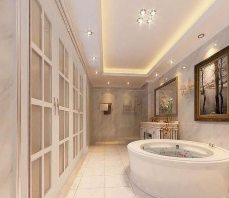 Partition Wall Ceiling Heat Insulation Acoustic Gypsum Board No Pattern 7mm-15mm Thickness
