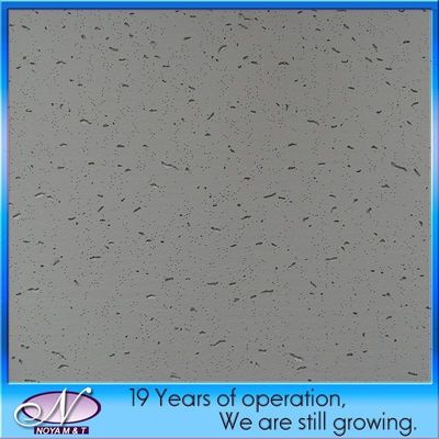 Spray Coating Acoustic Mineral Wool Ceiling Tile for Hotel Decoration and Insulation