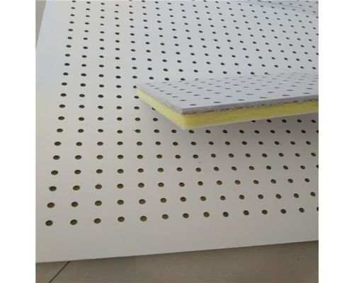 Spray Coating Fiberglass Ceiling Board for Sound Absorption and Acoustic Control