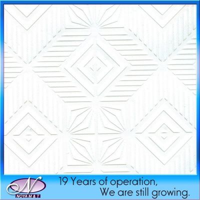 SGS Certified Acoustic Vinyl Coated PVC Gypsum Suspended Ceiling Board