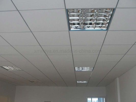White Acoustic Sound Absorption Suspended Gypsum Board for Custom Ceiling