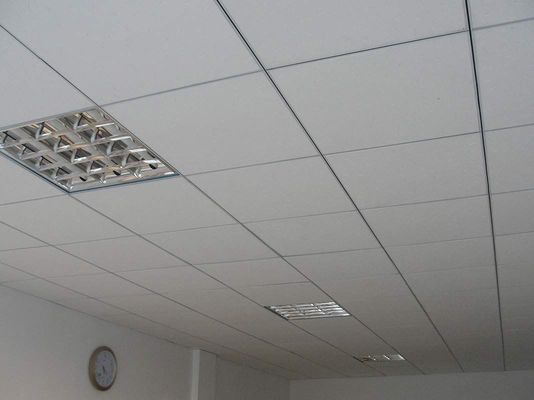 Square Ceiling Tile with Heat Insulation and Acoustic Sound Absorption