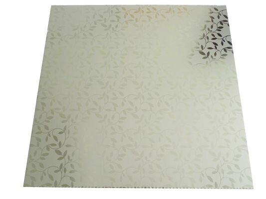 Interior 3D PVC Composite Wall Board for Bedroom / Shop Decoration at 500mmx500mm