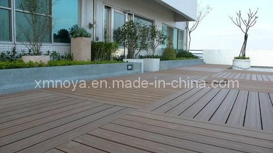 Outdoor Garden Wood Plastic Composite WPC Floor Decking with Fast Installation