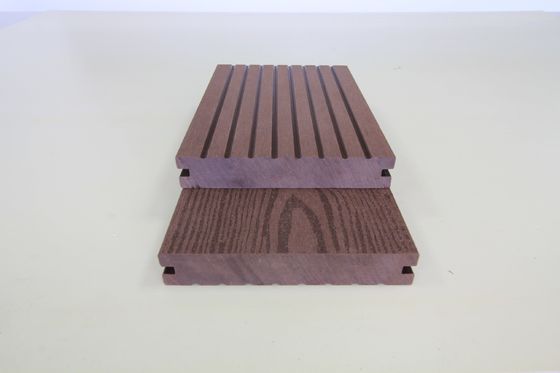 150mm*25mm WPC Wood Plastic Composite Decking for Garden Decoration Business Company