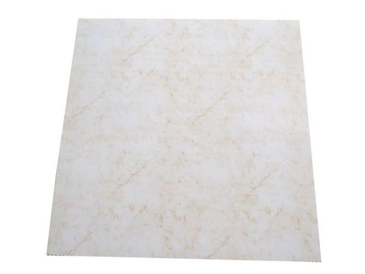 500mmx500mm Waterproof 3D Textured PVC Wall / Ceiling Panels Customized and Colorful