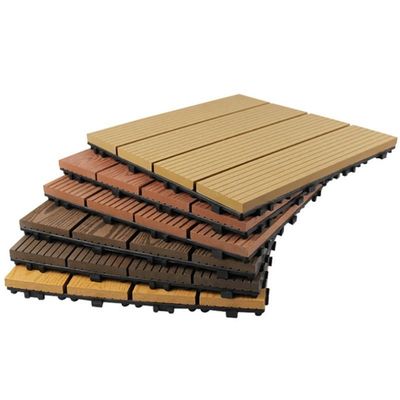 Discount WPC Garden Decking Flooring with Engineered Wood Plastic Composite Materials