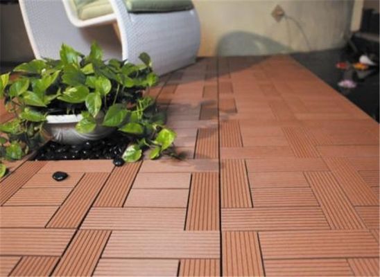 Discount WPC Garden Decking Flooring with Engineered Wood Plastic Composite Materials