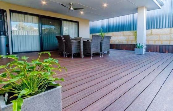 150*25mm WPC Products Special White Outdoor Decking Flooring for Terrace/Fence Materials