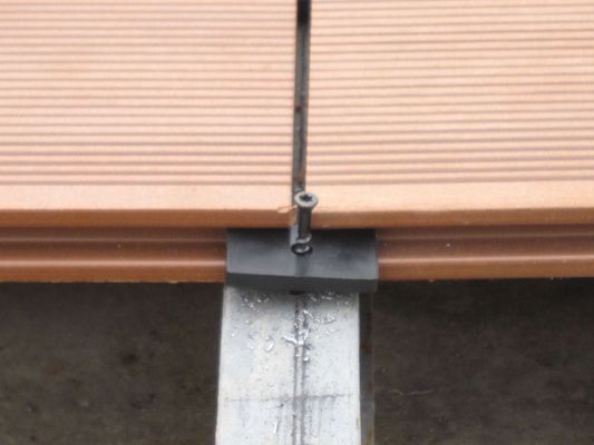 Wood Plastic Composite WPC Decking Clips with Stainless Steel and Wood Grain Pattern