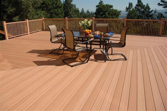 150*25mm Waterproof WPC Decking for Outdoor Swimming Pool and Garden Board HS150*25-C
