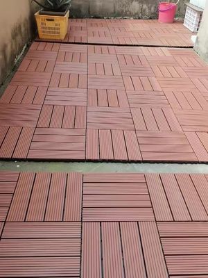 Waterproof WPC Outdoor Decking / Green Flooring HS145*22 for Outdoor Environment