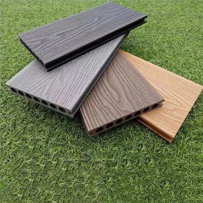 150mm*25mm Customized WPC Solid Decking for Environmental-Friendly Flooring NYS150*25