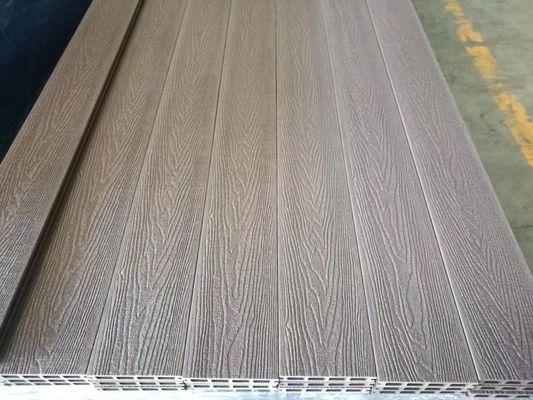 150mm*25mm Customized WPC Solid Decking for Environmental-Friendly Flooring NYS150*25