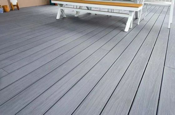 150mm*25mm Customized WPC Solid Decking for Environmental-Friendly Flooring NYS150*25