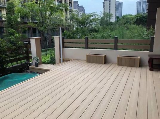 WPC Decking for Outdoor Fencing/Boardwalk/Gate/Playground Weatherproof and Eco-friendly