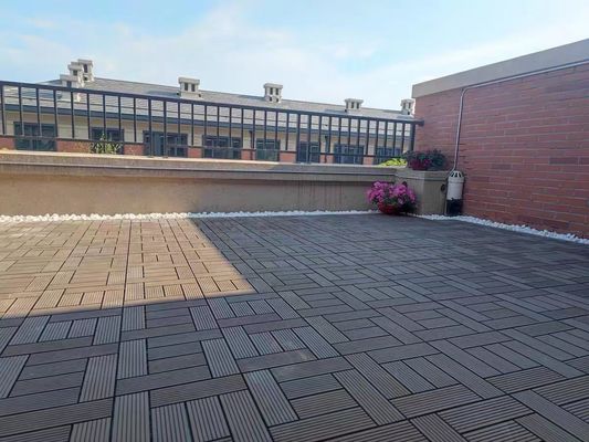 300*300mm WPC Wood Plastic Composite Outdoor Flooring/ Decking for Garden Improvement
