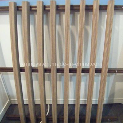 Outdoor Wood Plastic Composite WPC Decking Fence NY75*25 with Wood Grain Pattern