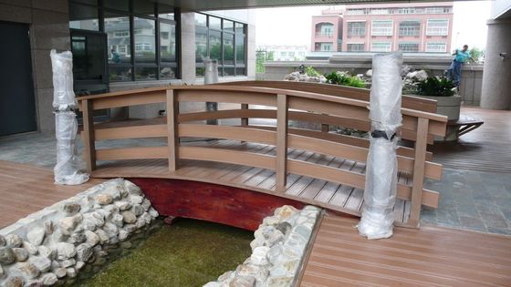 Outdoor Flooring Decoration Customized 75mm*25mm Wood Plastic Composite WPC Decking NY75*25