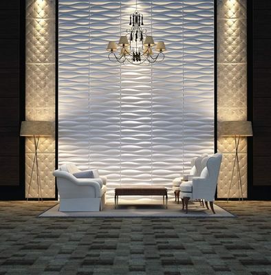 3D Wall Decorative Panel for Office Durable Sound Absorption Heat Insulation Materials