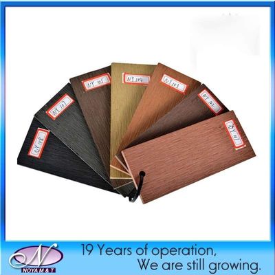 Wood Grain Pattern WPC Decking Tiles with High Gloss Composite Wood Flooring