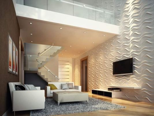 Square Edge Acoustic Sound Insulation 3D Wall Diffusing Panel for Eco-Friendly Decor