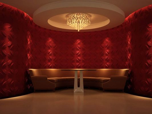 Square Edge Acoustic Sound Insulation 3D Wall Diffusing Panel for Eco-Friendly Decor