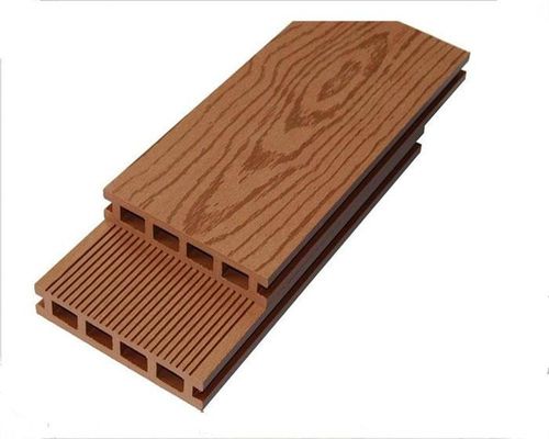 Wood Grain Pattern Synthetic WPC Flooring Material for Customized Decking and Flooring