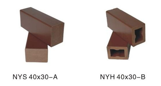 Outdoor 150mm*25mm Wood Plastic Composite/WPC Decking for Decking Materials Resilient