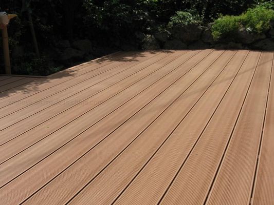 Synthetic Wood Plastic Composite/WPC Decking Board for Outdoor Garden Shacman Sinotruk