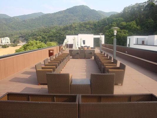 Optional Grain Surface WPC Outdoor Floor Decking Tiles for Eco-Friendly Outdoor Spaces