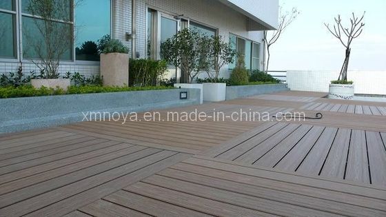 Solid Wood Composite Floor Eco-Friendly WPC Garden Decking Flooring