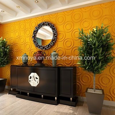 Acoustic Sound Fireproof 3D PVC Panel for TV Setting Wall Customized 500mmx500mm