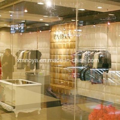 Modern  Store Partitions Decoration Fireproof 3D Wall Panel with B1 Grade