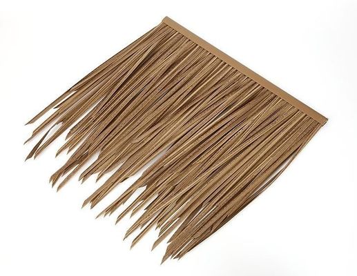 Customized PVC Thatch Roof Tiles for Garden/Seaside Bars Easy to Install and Maintain
